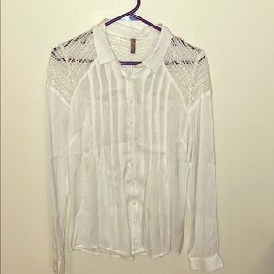 Free people button down blouse